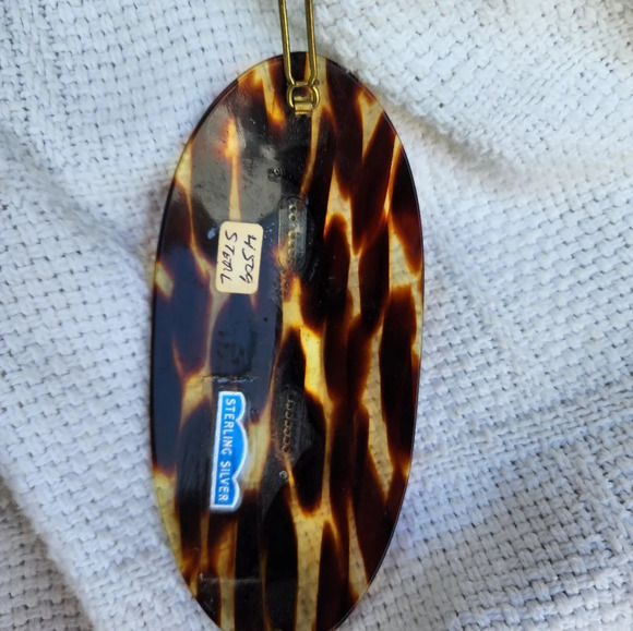 Vintage Sterling & Tortoise Frances‎ barrette - Picture 2 of 5